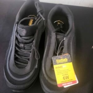 Womens Treadsafe New Black Shoes Size 6W